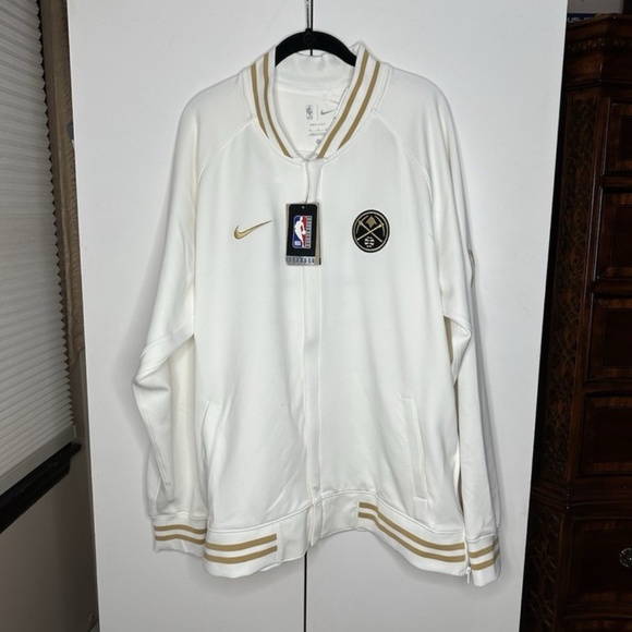 Nike Denver Nuggets 2023 NBA Champions Athletic Jacket Mens XL FZ1593-100 NEW - Picture 1 of 3